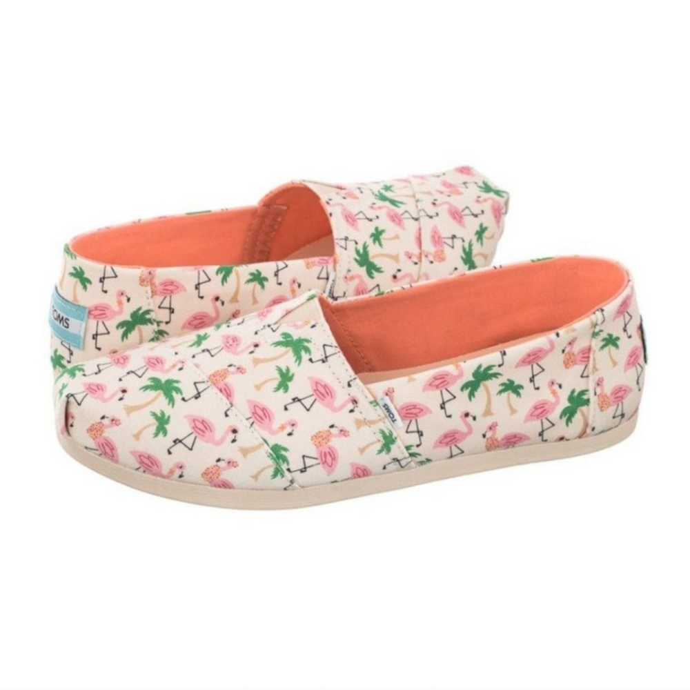 NWT Tom's Flamingo Alpargatas